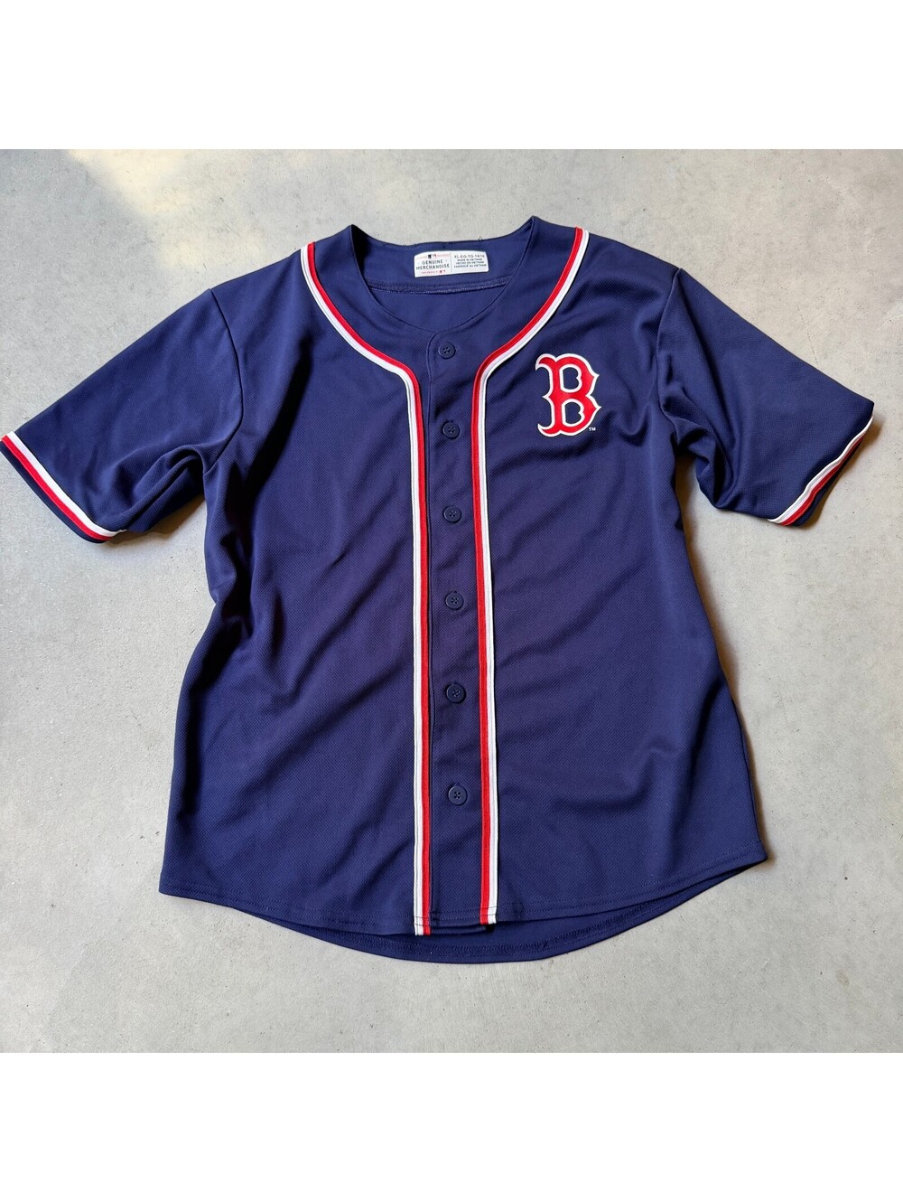 Genuine Merchandise Boston Red Sox Baseball Jersey Youth XL